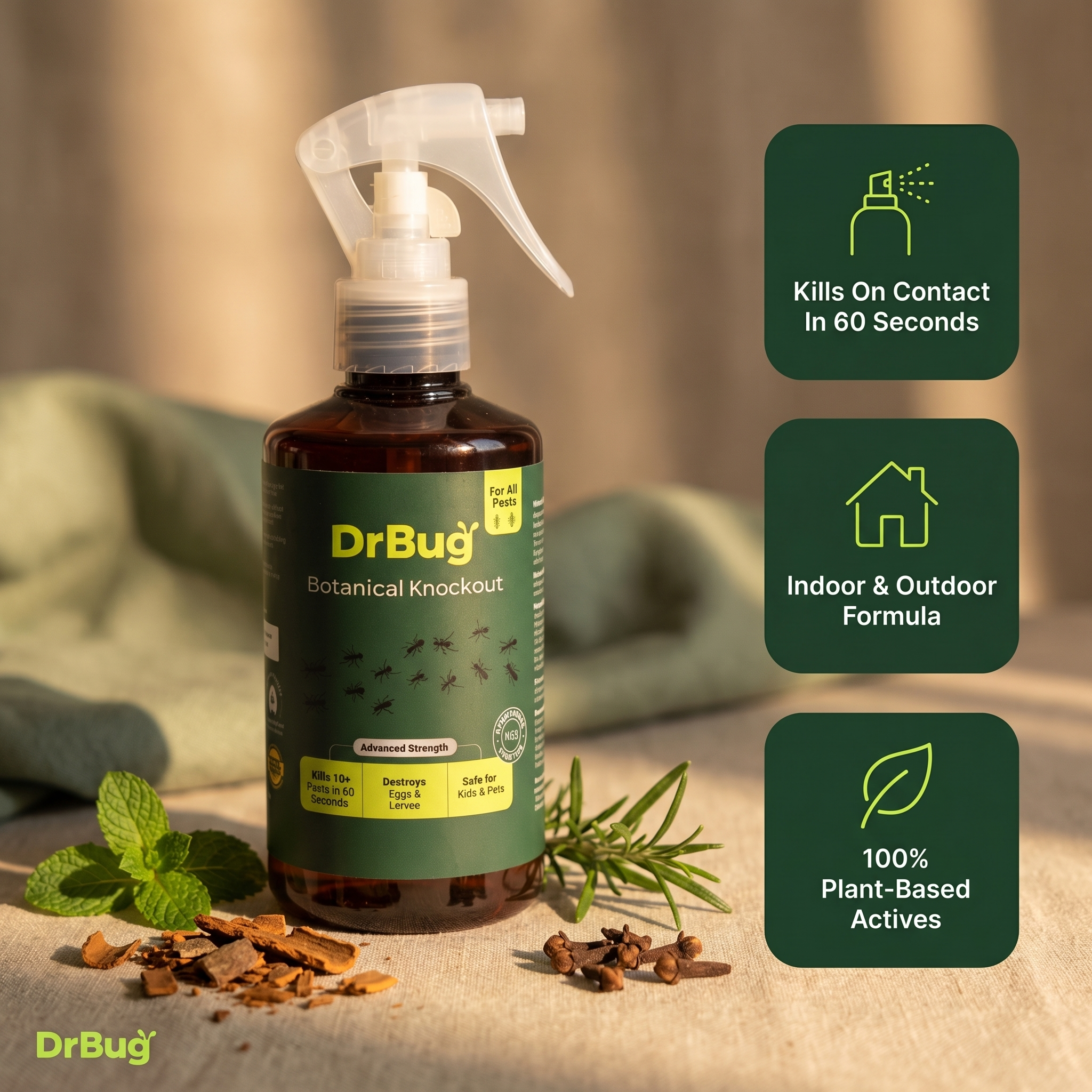 DrBug Botanical Knockout bottle